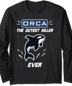 Carson Washington Orca the cutest killer whale ever t-shirt Long Sleeve T-Shirt